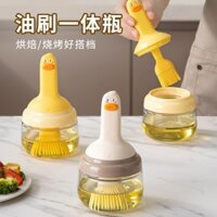 Baijie Chai Dầu Nhà Chịu Nhiệt Độ Cao Tích Hợp Nồi Dầu Nhà Bếp BBQ Nướng Thực Phẩm Silicone Dầu Bàn Chải Chai