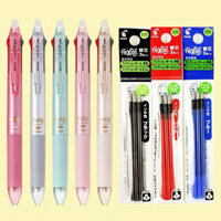 Baile frixion Bút xóa ba màu 0,5 Bút Gel Đen Xanh Đỏ Nhiều màu Bút Đài phun nước 0,38mm