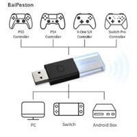 [BaiPeston] USB Receiver for Switch Xbox One S/X Console Bluetooth 5.0 Wireless Controller ♨HOT SELL