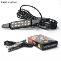 Baishangblue Clip-on Pickup Acoustic Guitar Bass Pickup Audio12 Lỗ Bộ khuếch đại đầu dò BHB