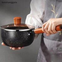 Baishanggala Chống Dính Nước Sốt Span Nồi Sữa Luộc Tay Cầm Dài Đá Y Tế Omelette Chảo Có Nắp Nồi Canh Mini Đa Năng Cho Nhà Bếp Gia Đình Quảng Cáo