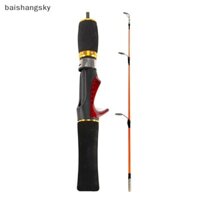 Baishangsky Ice Fishing Rod Đầu Đôi Cần Câu Mùa Đông Bộ Quay Cực Câu Cá baishangsky
