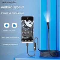 Baishangstar 3in1 5.5mm USB Camera nội soi Camera kiểm tra Borescope Chống nước 1 / 2 / 5 / 10M Ống linh hoạt Mirco Camera kiểm tra di động ADF