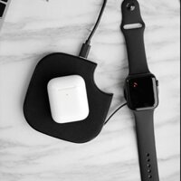 Bakeey 10W 2 In 1 Fast Wireless Charger Watch Charger Wireless Charging Pad Qi-Certified Compatible iPhone 11Pro /SE/Xs