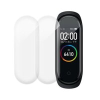 Bakeey 2PCS Anti-Scratch PMMA + PET 3D Arc Edge Full Coverage Watch Screen Protector Film for Xiaomi Mi band 5 Bracelet