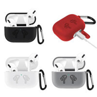 Bakeey 3mm thickness Silicone Shockproof Washable Earphone Storage Case with KeyChain for Apple Airpods 3 Airpods Pro 20