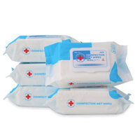 Bakeey 80pcs/bag 75% Alcohol Multi Surface Disinfectant Wipe Cleaning Wet Wipes for Keyboard Watch Mobile Phone