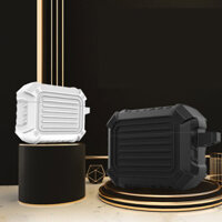 Bakeey Armor Soft Silicone Waterproof Shockproof Earphone Storage Protective Case with keychain for Apple Airpods 3 Airp