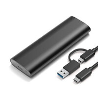 Bakeey BK-SE2 M.2 SATA SSD Enclosure M.2 to USB3.1 Gen2 6Gbps Aluminum Alloy Portable Solid State Drive Case Support 2TB