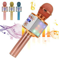 Bakeey DS898 3-IN-1 Wireless Microphone 2*13W HIFI bluetooth Speaker TF Card 2600mAh Luminous Handheld Mic Recorder Sing