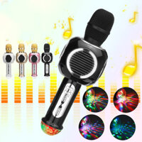 Bakeey M8 Wireless Microphone 2*13W HIFI Stereo bluetooth Speaker 2600mAh Luminous Handheld KTV Mic Recorder for K Songs