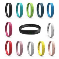 Bakeey Multi-Color Pure Sports T-Buckle Soft Silicone Watch Band Strap Replacement for Fitbit Flex2