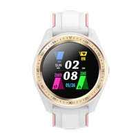 Bakeey S18 1.4inch Full Touch Screen 24h Heart Rate Blood Pressure Monitor Female Physiological Care Smart Watch
