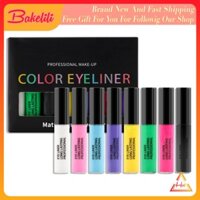 Bakelili [Ande Online] Colored liquid eyeliner without smudge waterproof eyeliner set