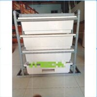 baki lọc hồ cá, lọc dàn mưa kt 1 khay 60 x 20 x 16 gồm khung đỡ và ống mưa 0333.333.596