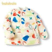 balabala áo khoác lông vũ cho bé | áo khoác mỏng, chống thấm nước & dầu, in họa tiết hoạt hình | trẻ 1 - 8 tuổi