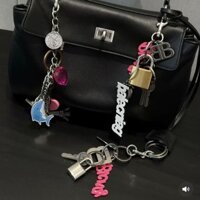 Balenciaga Paris Móc Chìa Khóa Mặt Dây Chuyền Phụ Kiện Liên Quan Túi Phụ Kiện Túi Móc Chìa Khóa Túi Mặt Dây Chuyền Khóa Khóa Kim Loại Decorat