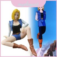 Ball Dragon Anime Độc Đáo Pvc Hình Android 18 Tư Thế Ngồi 13cm Mẫu Thời Trang