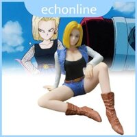Ball Dragon Z Android 18 Hình Pvc Anime Mẫu Trong Tư Thế Ngồi Thiết Kế 13cm Độc Đáo