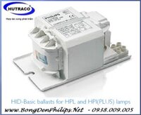 Ballast (Tăng phô/Chấn lưu) đèn cao áp Philips Mercury/Metal Halide BHL 400W L200