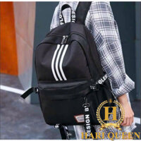 Balo 3 sọc trắng Design - Balo Thời Trang Đi Học Giá Rẻ HARIQUEENFASHION - Hàng mới về