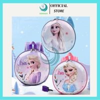 Balo 3D hình Công Chúa Elsa cho bé gái học mẫu giáo. Cặp Công Chúa Elsa in 3D cho bé đi học mẫu giáo. Size 25x7cm