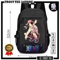 Balo Anime One piece 💟 FREESHIP 💟 Cặp Luffy Đảo hải tặc dành cho cả nam vầ nữ giá rẻ | FROSTEE 2