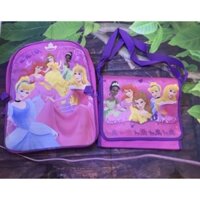 Balo bé gái 2in1 công chúa Disney màu hồng nhập khẩu từ Mỹ.