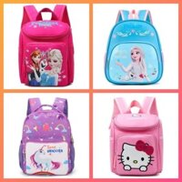 🎀Balo Bé Gái Elsa, Ngựa Pony, Hello Kitty Từ 1-5 Tuổi In 3D, Balo Mẫu Giáo Có Ngăn Đựng Nước, Dùng Hàng Ngày🎁