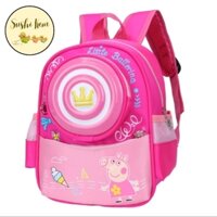 Balo bé gái hình Heo peppa hồng