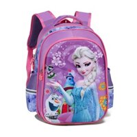 Balo bé gái in hình công chúa Elsa 3D mầu Tím cho bé mẫu giáo