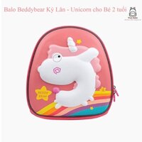 Balo BEDDY BEAR Kỳ Lân cho Bé từ 02 tuổi Học Mầm non Mẫu giáo Thiết kế kèm dây chống thất lạc. Kích thước 26 x 10 x 31cm