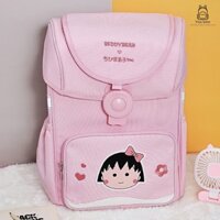 Balo BEDDYBEAR Schoolbag Chibi Maruko dành cho Bé học lớp 1 từ 06 tuổi trở lên . Mã BF HONG. Kích thước  39 x 30 x 22 cm