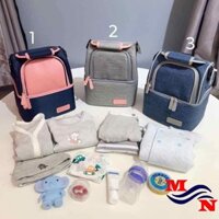 Balo bỉm sữa đa năng chống nước mẫu 2 BO44