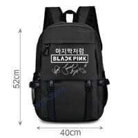 balo blackpink, cặp blackpink - loại cao cấp may 3 lớp 4 ngăn, có ngăn đựng laptop