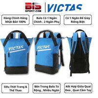 Balo Bóng Bàn Cao Cấp - Chính Hãng VICTAS - Nhiều ngăn chứa - Phong Cách - Màu xanh biển