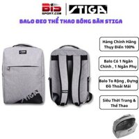 Balo Bóng Bàn Chính Hãng Stiga Màu Xám - Balo To Rộng , Nhiều Ngăn Đựng Đồ Gia Dụng
