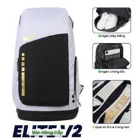 Balo Bóng Rổ Nike Air Hoop Elite V2 – Bản Nâng Cấp – Quai Đeo Air Trong Suốt & Ngăn Đựng Giày Riêng