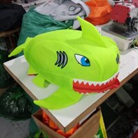 Balo Cá mập(BABY SHARK) màu xánh lá vải lưới siêu dễ thương