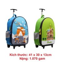 Balo cần kéo Bitex B.bag dành cho học sinh tiểu học - Kích thước: 41x30x13cm, siêu nhẹ