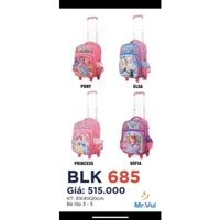 Balo cần kéo đứng nữ lớp 3-5 Mr Vui