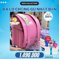 BALO Cặp chống gù lưng RANDOSERU Nhật Bản cho bé tiểu học, khoá tự động 1290 hồng đậm