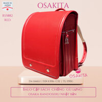 Balo Cặp sách Chống Gù Nhật OSAKA Randoseru RS5882 cho bé trai/bé Gái - Màu Đỏ