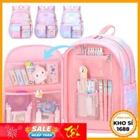 Balo cặp sách đi học cho bé gái cấp 1, cấp 2 ba lô học sinh trung học siêu nhẹ chống nước nhẹ cho trẻ em E1068