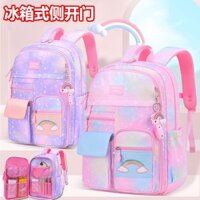 Balo cặp sách đi học cho bé gái cấp 1, cấp 2 ba lô học sinh trung học siêu nhẹ chống nước nhẹ cho trẻ em