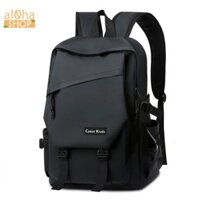 Balo - cặp sách Ulzzang Basic B0173 chống thấm nước  đi học, đi làm, du lịch,  đựng được laptop 15.6 inch - al0ha Shop