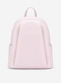 Balo casual đơn sắc phối layer - BAC 0218 - Màu hồng nhạt