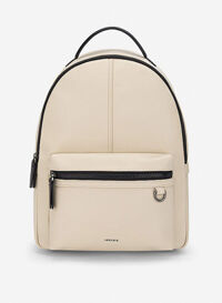 Balo casual nhấn khóa kéo tương phản - BAC 0225 - Màu be