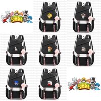 Balo Cầu Bông Hồng HERO TEAM ver MẮT TRÒN XOE Simmy Phong cận Siro Mr Vịt Sammy Đào Kairon Kamui cặp sách đi học