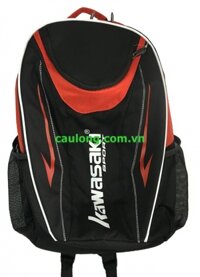 Balo Cầu Lông Kawasaki 8227 Đen Đỏ (Chống Thấm Nước)